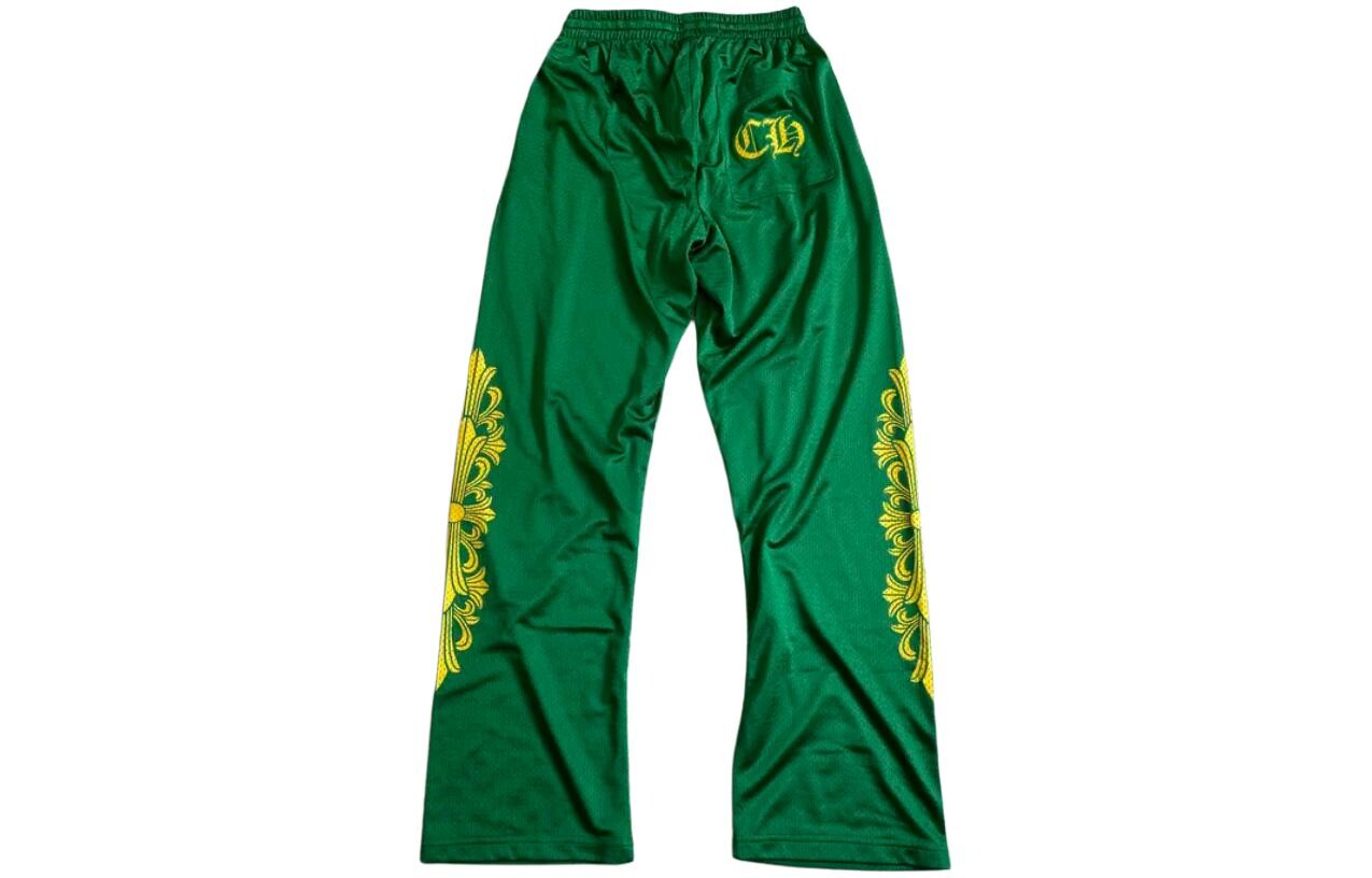 

Повседневные брюки мужские зеленые Chrome Hearts, зеленый