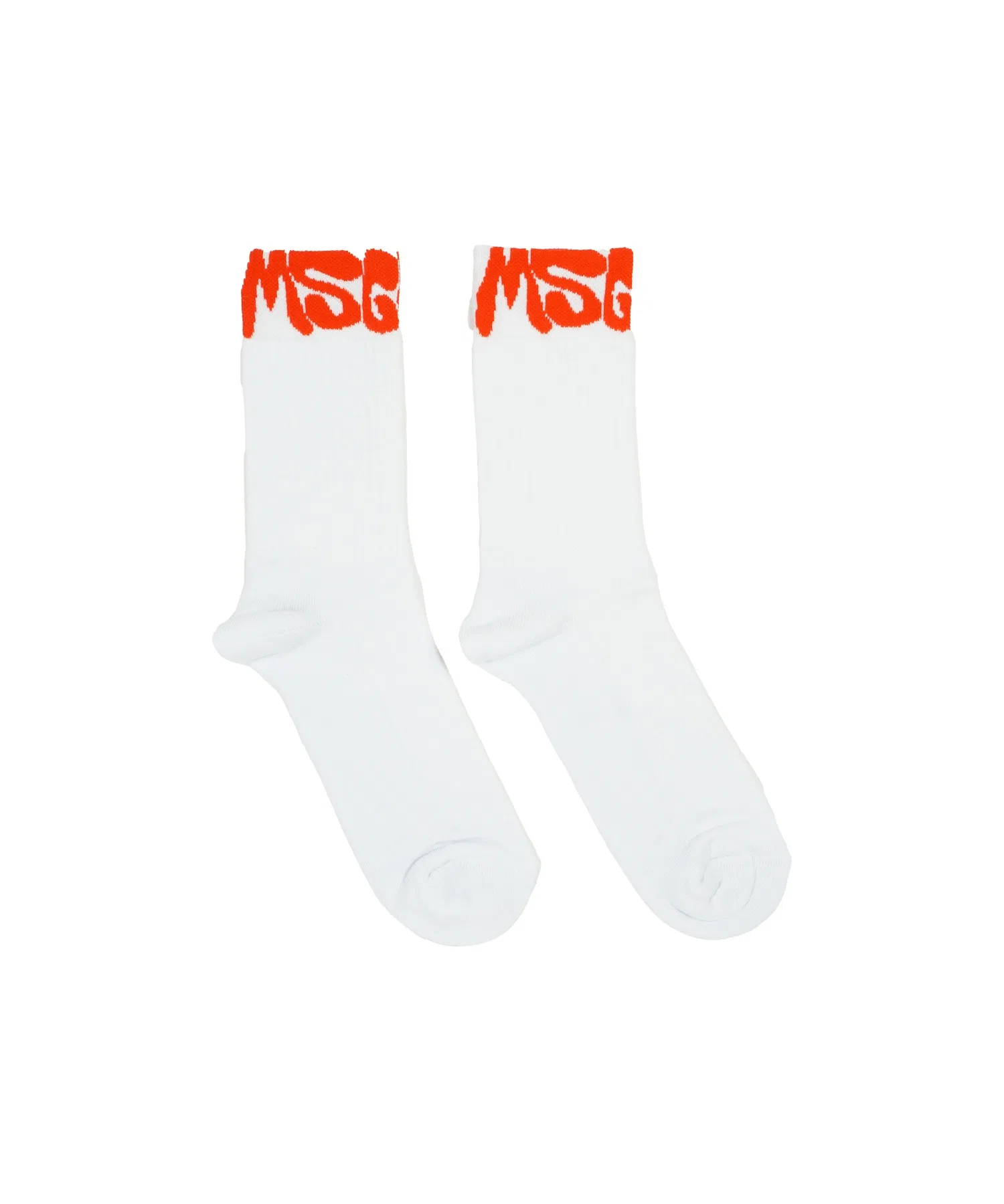 Детские носки MSGM с американским логотипом и рисунком в стиле граффити. — фото 4