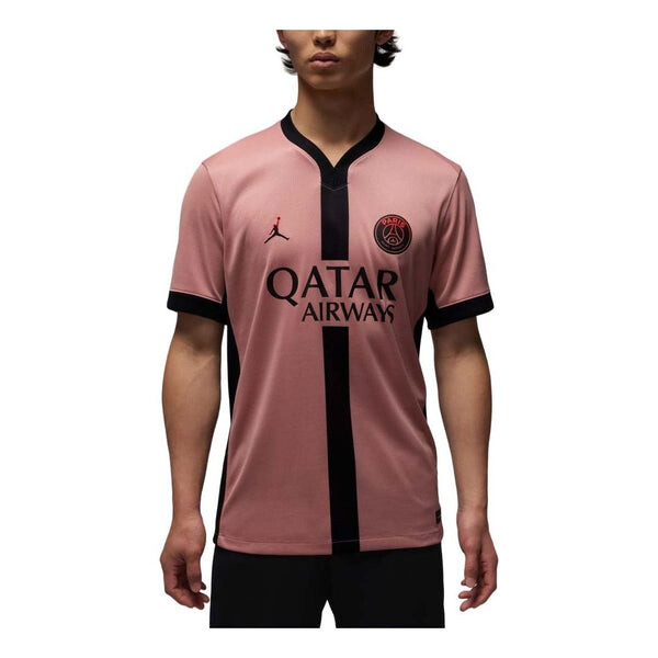 

Футболка dri fit paris saint germain 2024 25 стадион третья реплика футболка Air Jordan, розовый