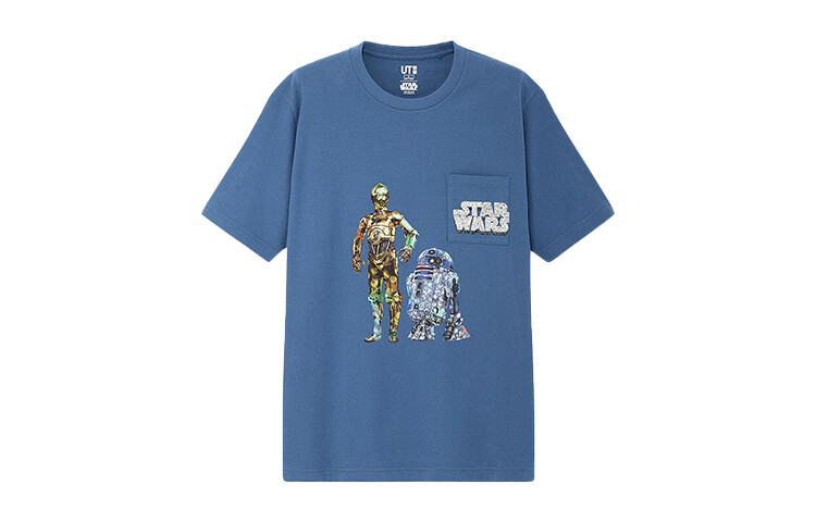 

Футболка унисекс Lake Blue Uniqlo, цвет Lake Blue