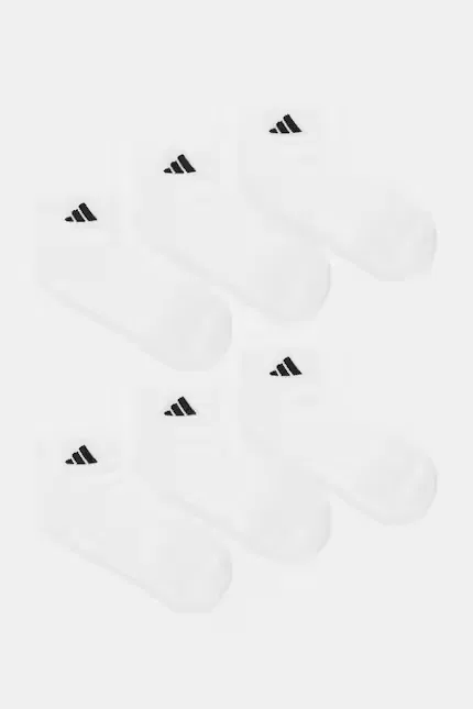 Носки короткие 6 шт Adidas, белый