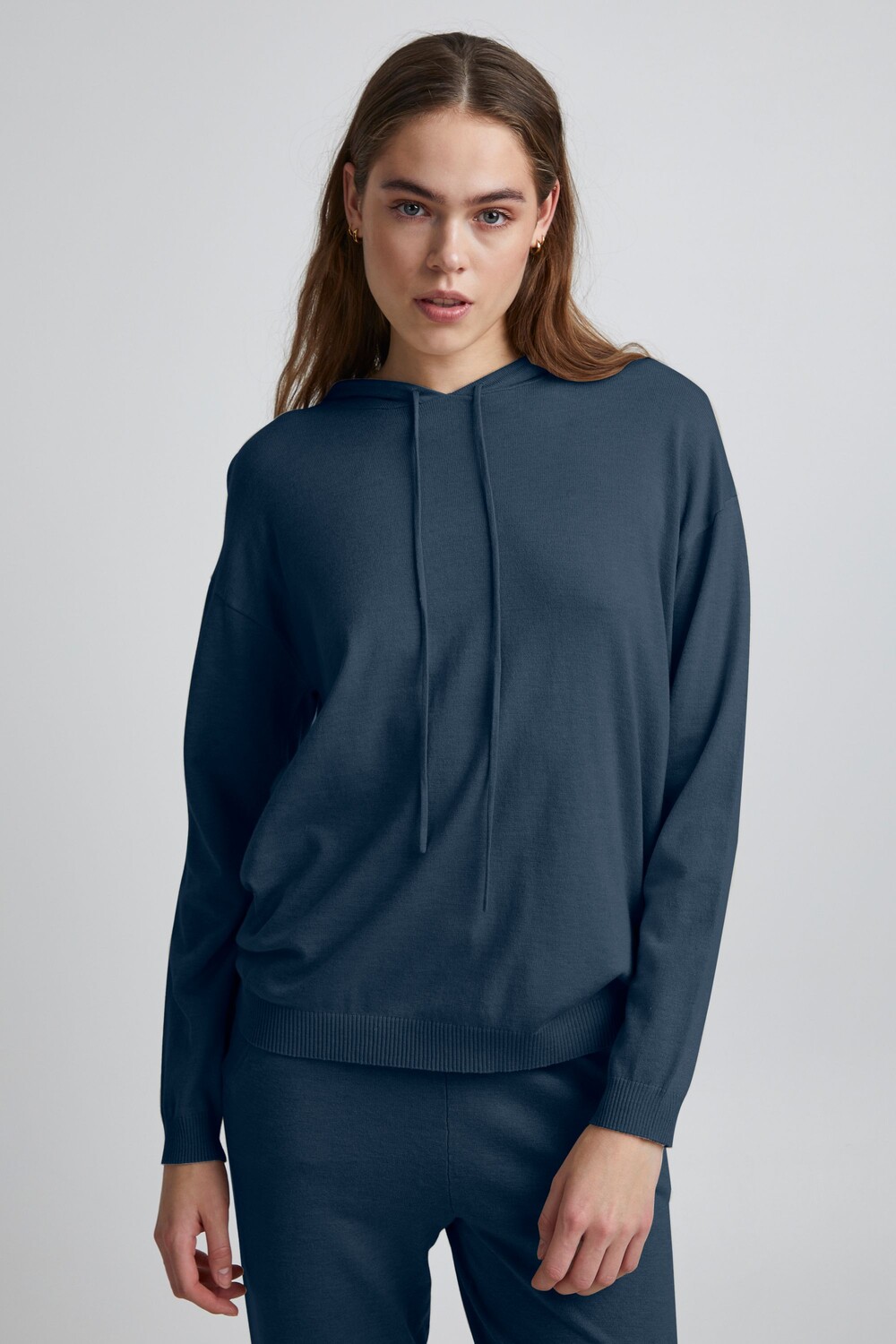 

Свитер PULZ Jeans Kapuzen, синий