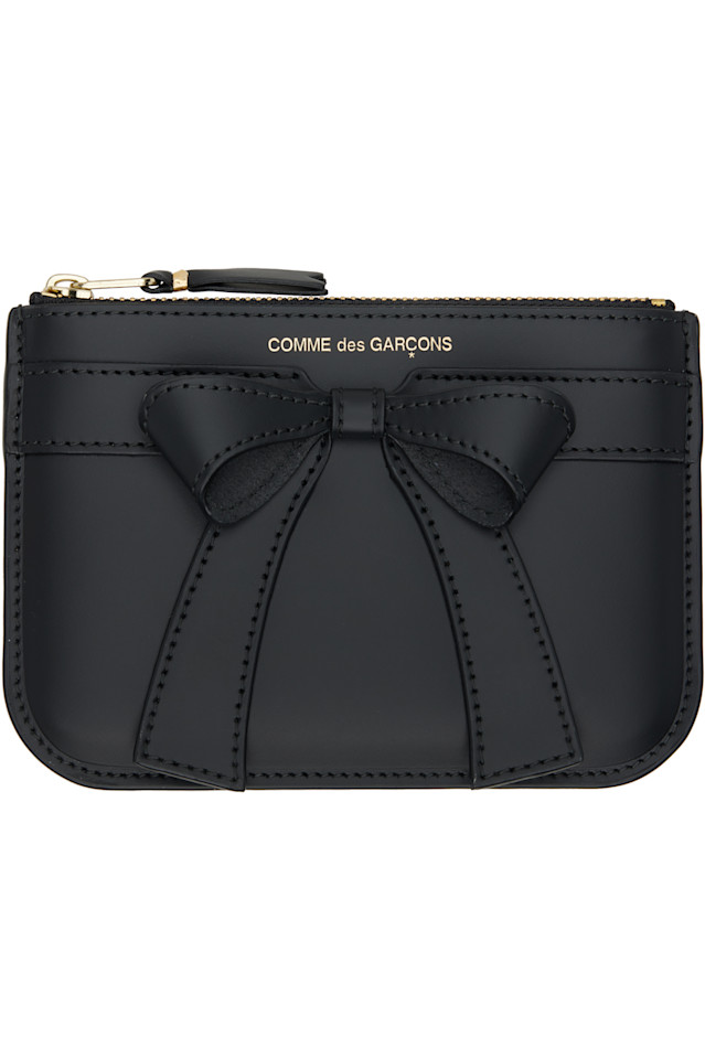

Кошелёк с большим бантом Comme Des Garçons Wallets, черный