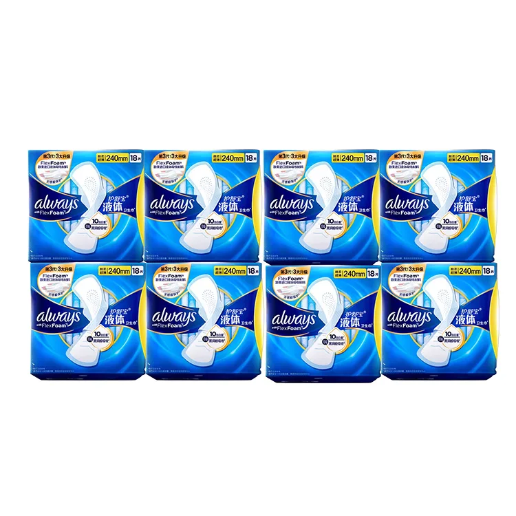Женские гигиенические прокладки Whisper, Daily Use 240mm 18 Pcs/Box * 8