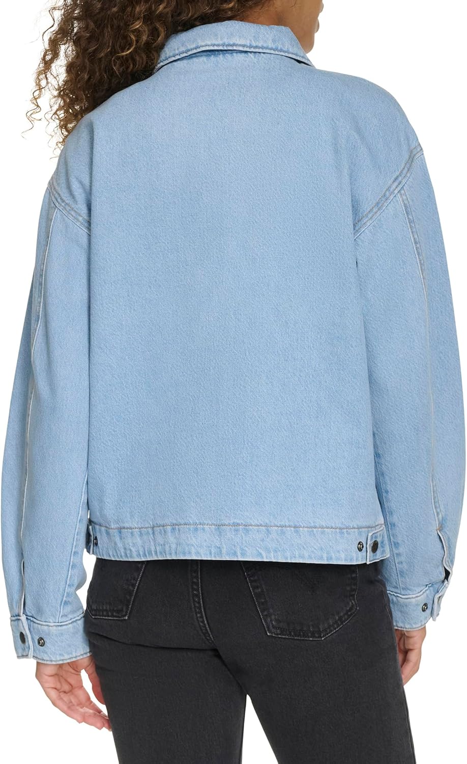 Женская куртка Levi's на молнии с воротником, синий — фото 4