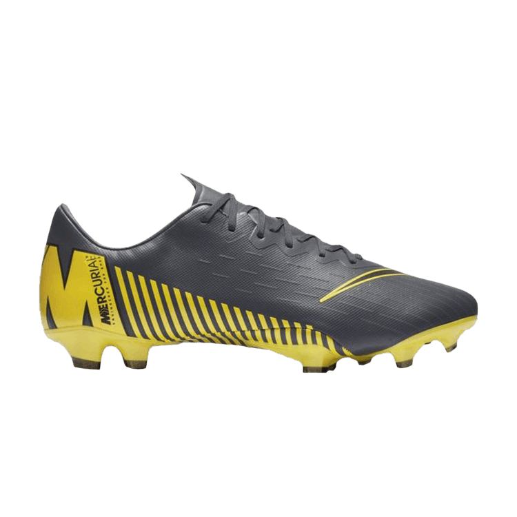 

Бутсы Nike Mercurial Vapor 12 Pro FG 'Dark Grey Yellow', серый
