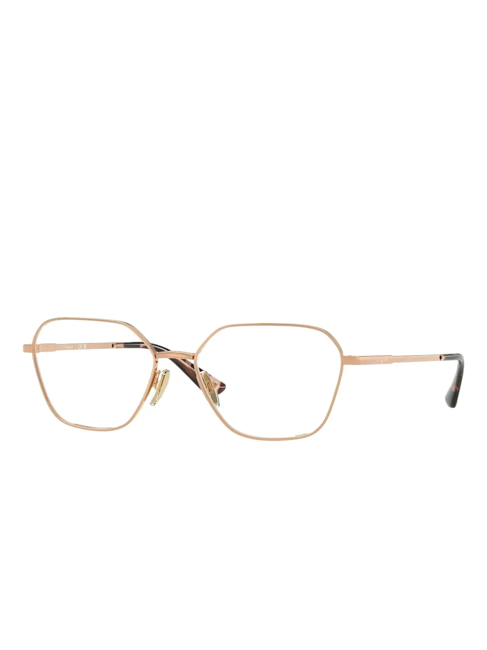 

Очки в геометрической оправе Vogue Eyewear, золотой