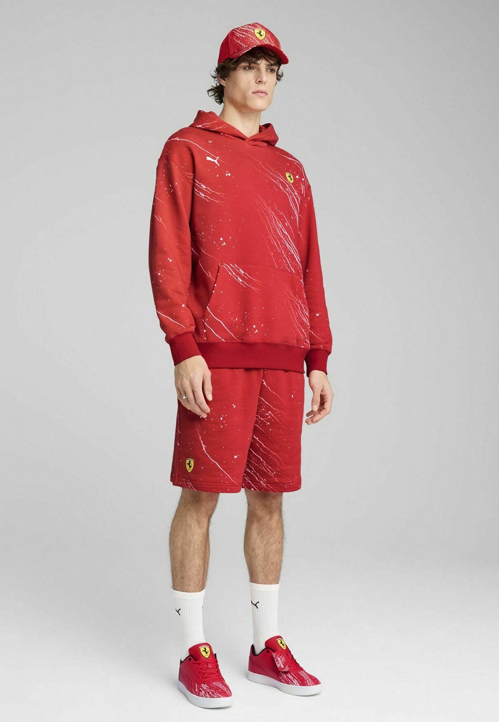 

Толстовка SCUDERIA FERRARI HP RACE SPLASH - Hoodie Puma, красный