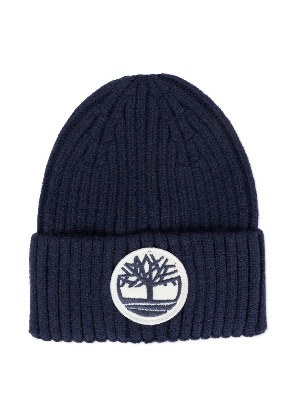 

Ребристая шапка с нашивкой-логотипом Timberland Kids, синий