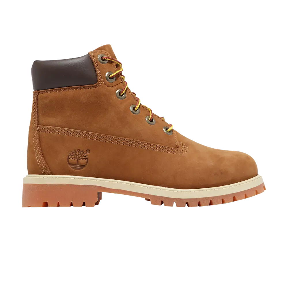 

6-дюймовые ботинки премиум-класса Junior Timberland, коричневый