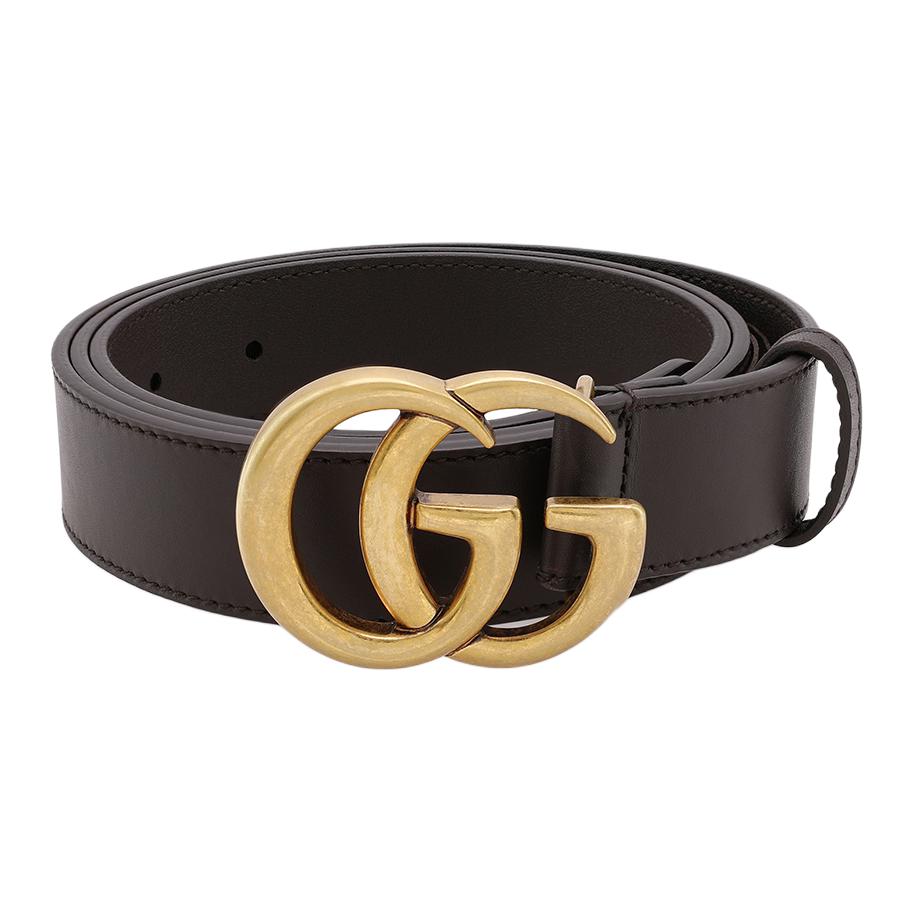 

Ремень из кожи с пряжкой Double G GUCCI