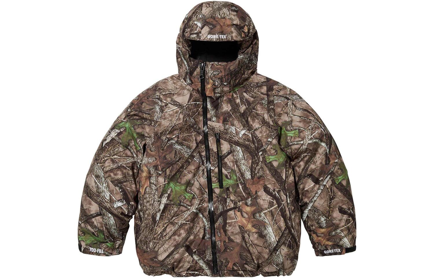 Куртка пуховая GORE TEX 700 Fill Down Parka FW23 Supreme, Wooden Camouflage/Timber Camo — фото 2