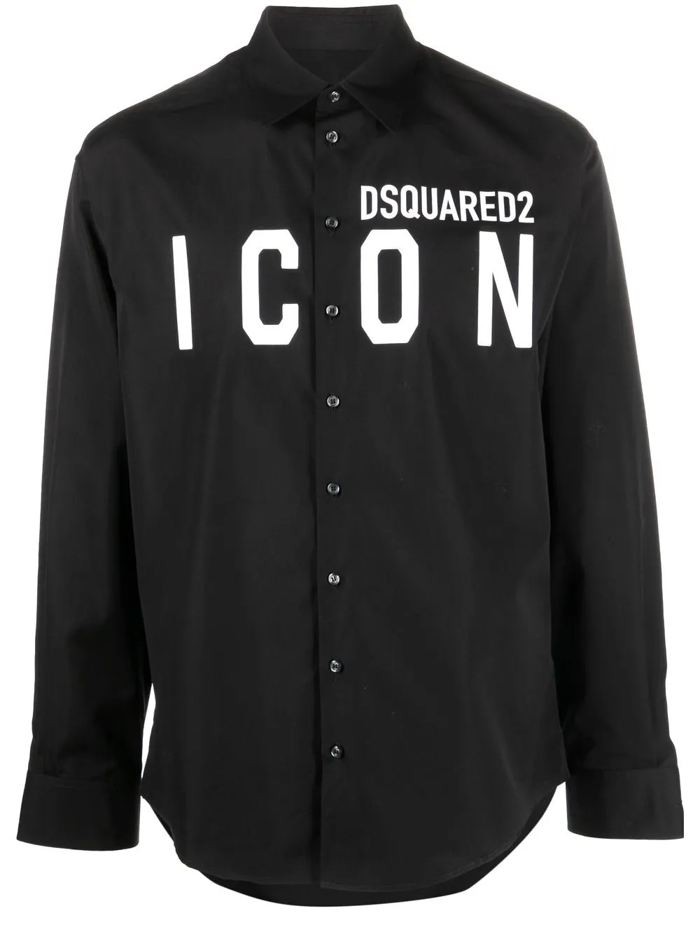 

Рубашка с логотипом DSQUARED2, черный