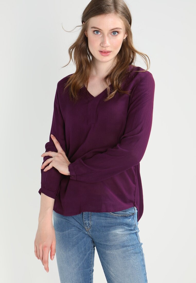 

Блузка AMBER BLOUSE Kaffe, темный драгоценный камень