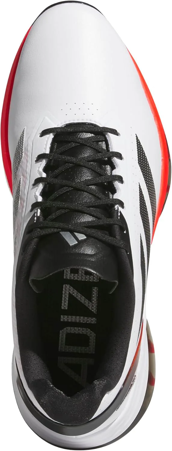 Мужские гольф-кроссовки Adidas Adizero ZG без шипов, белый/красный/черный — фото 3