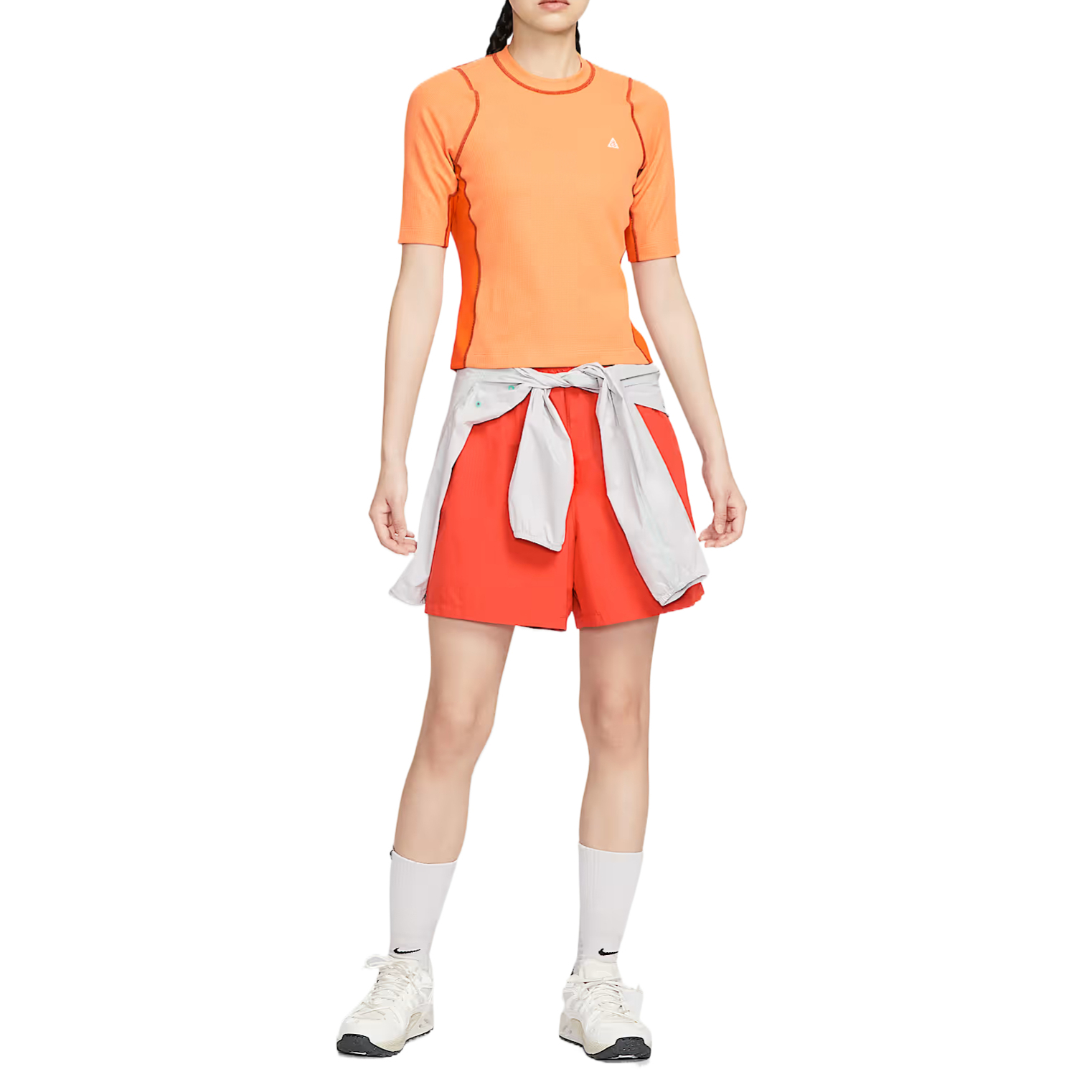 Acg Acg 'Chinati' Women's Dri FIT Adv Uv Protection Base Layer Nike, оранжевый — фото 3