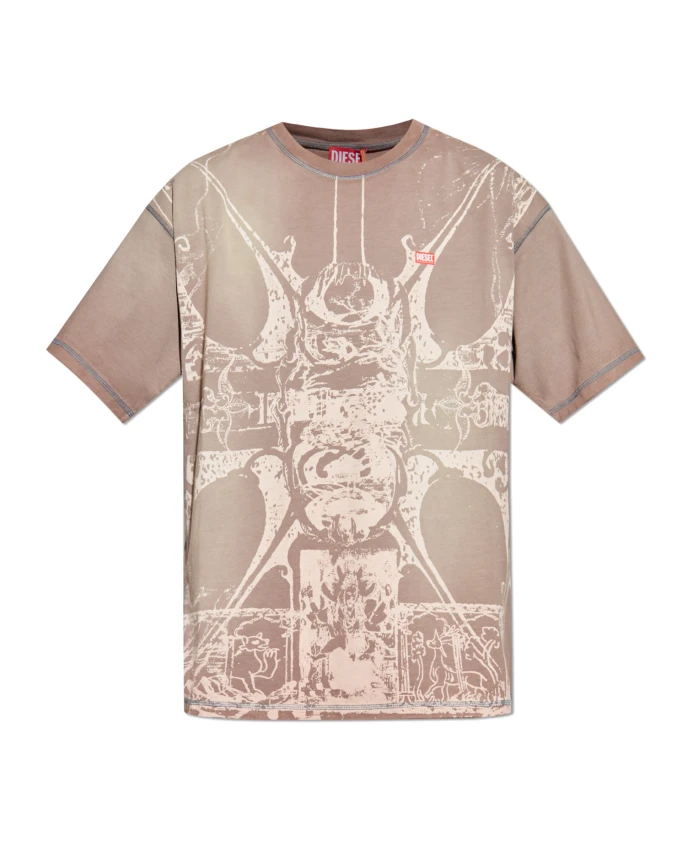 

Футболка t-boxt-t13 Diesel, бежевый