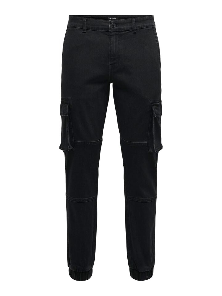 

Джинсы Only&Sons Tapered Fit, черный