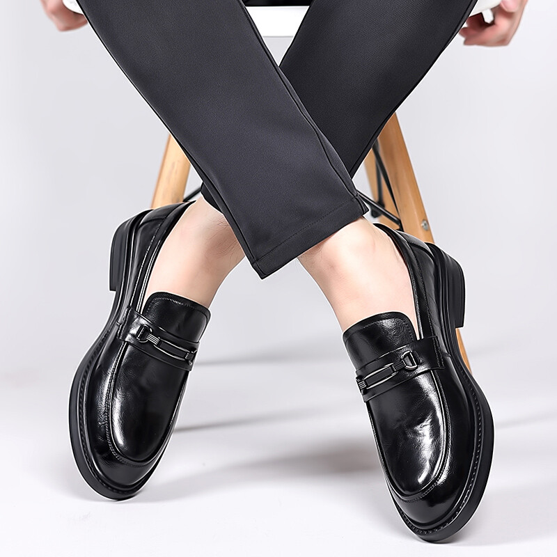 Туфли мужские Men"s Casual Men Low-Top Bull Charm, коричневый — фото 4