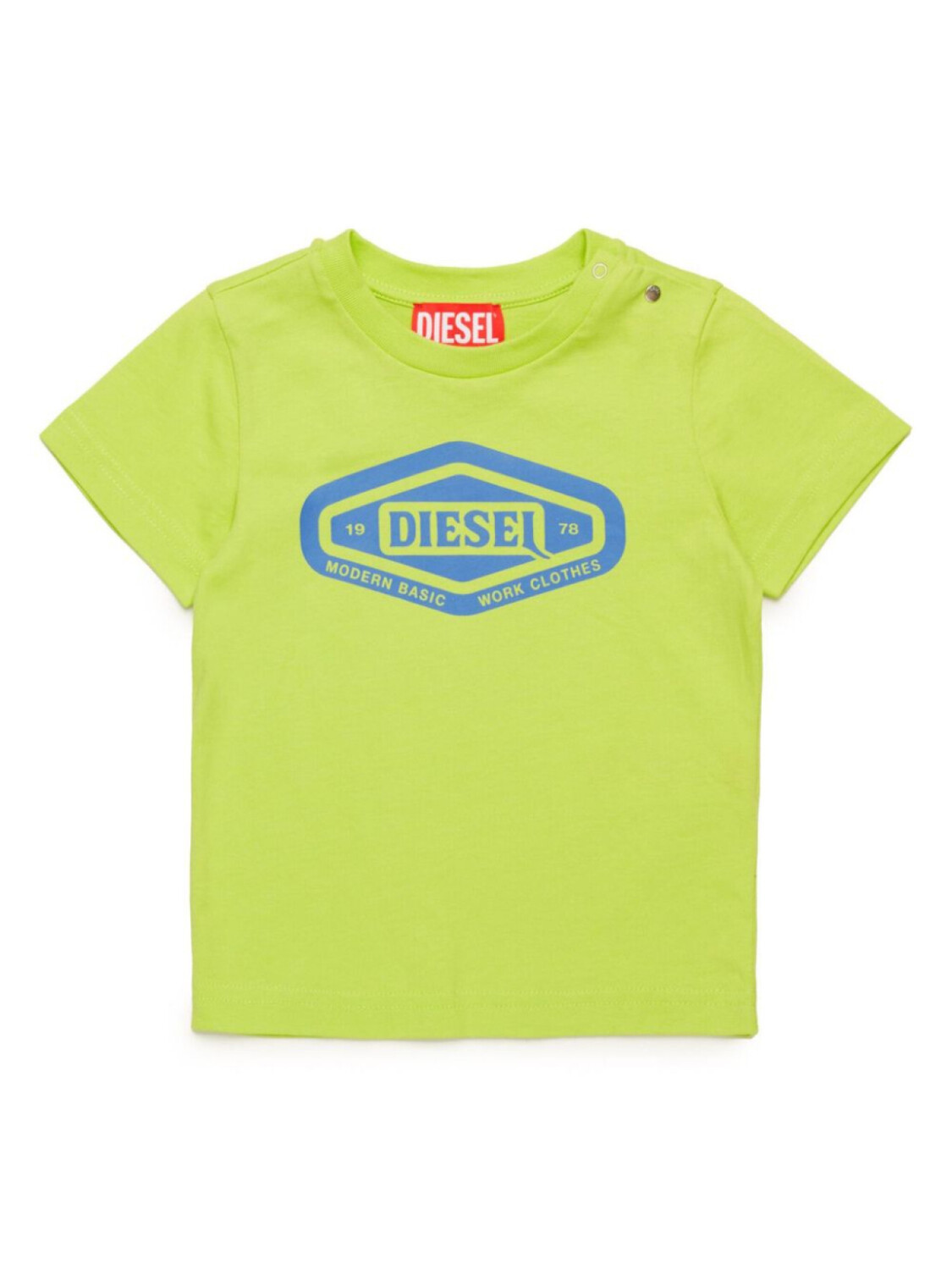 

Diesel Kids футболка с логотипом, зеленый