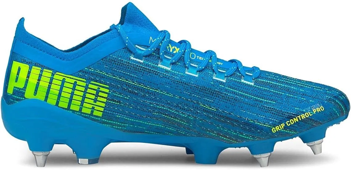 Кроссовки PUMA Unisex Ultra 1.2 MxsgFußballschuh, Nrgy Blue Yellow Alarm — фото 3