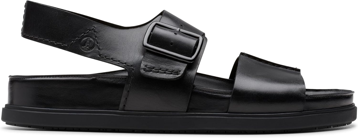 Мужские сандалии Clarks Torford с ремешком, черный/черный — фото 2