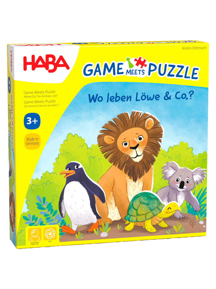 

Haba Игра «Где живут львы и компания» в цвете