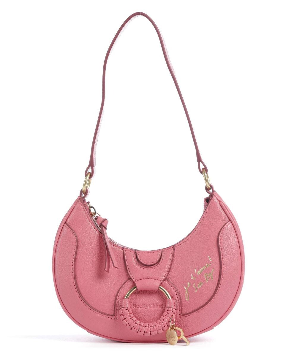 

Сумка на плечо Hana из зернистой козьей кожи See By Chloé, розовый