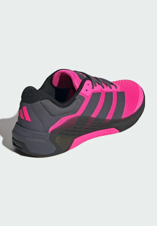Кроссовки для силовых тренировок dropset 4 Adidas Performance, Lucid Pink Aurora Onix Core Black — фото 4