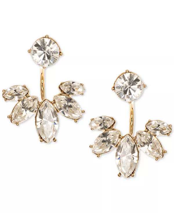 

Серьги-Жакеты с кристаллами золотистого оттенка Marchesa, gold