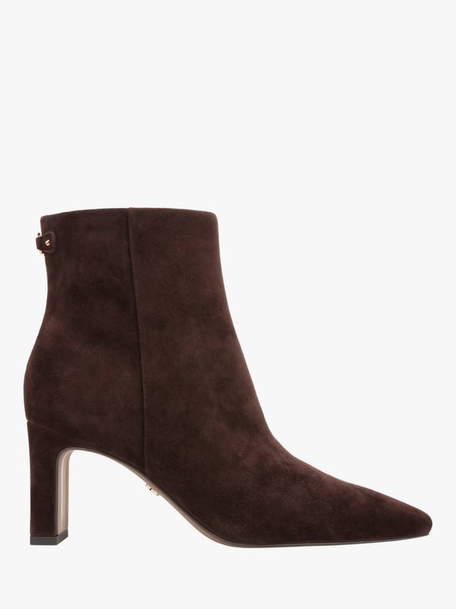 Ботинки Saige до щиколотки из замши Sam Edelman, Cafe Noir