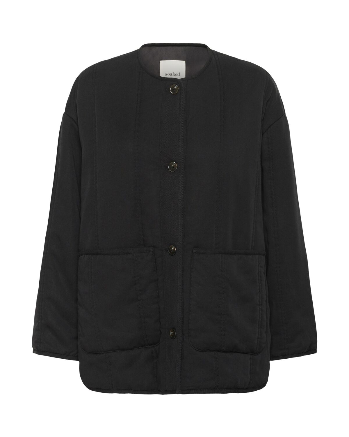 

SOAKED IN LUXURY Куртка для межсезонья в черном цвете