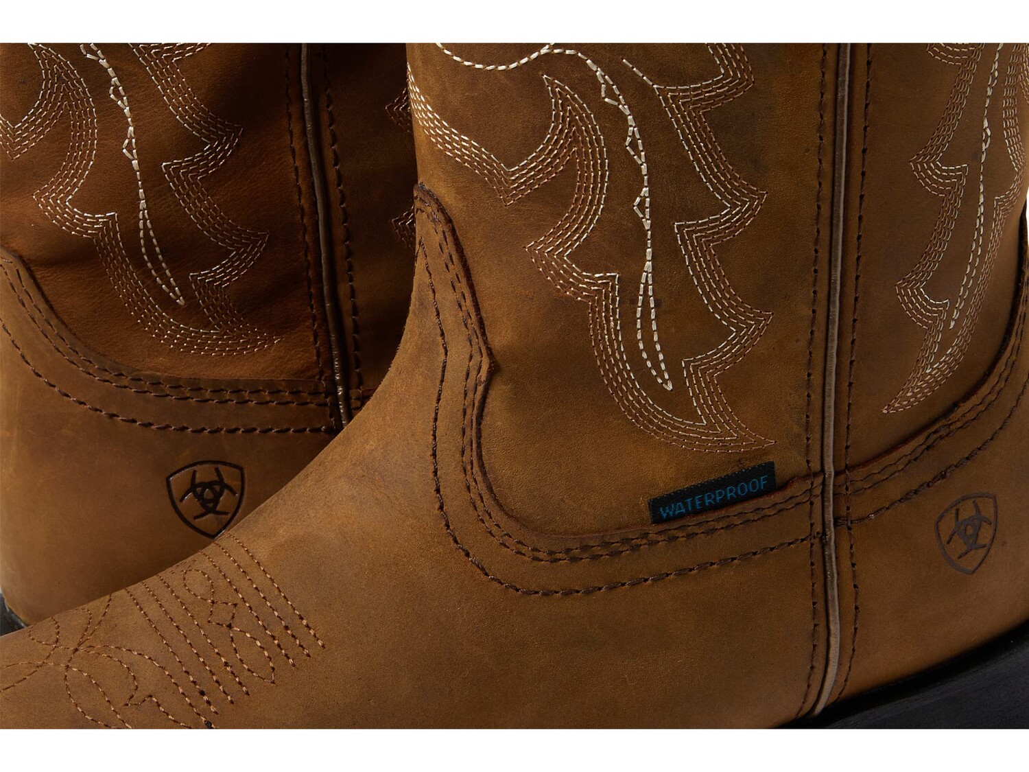 Сапоги женские Ariat Unbridled Rancher ковбойские водонепроницаемые, коричневый — фото 2