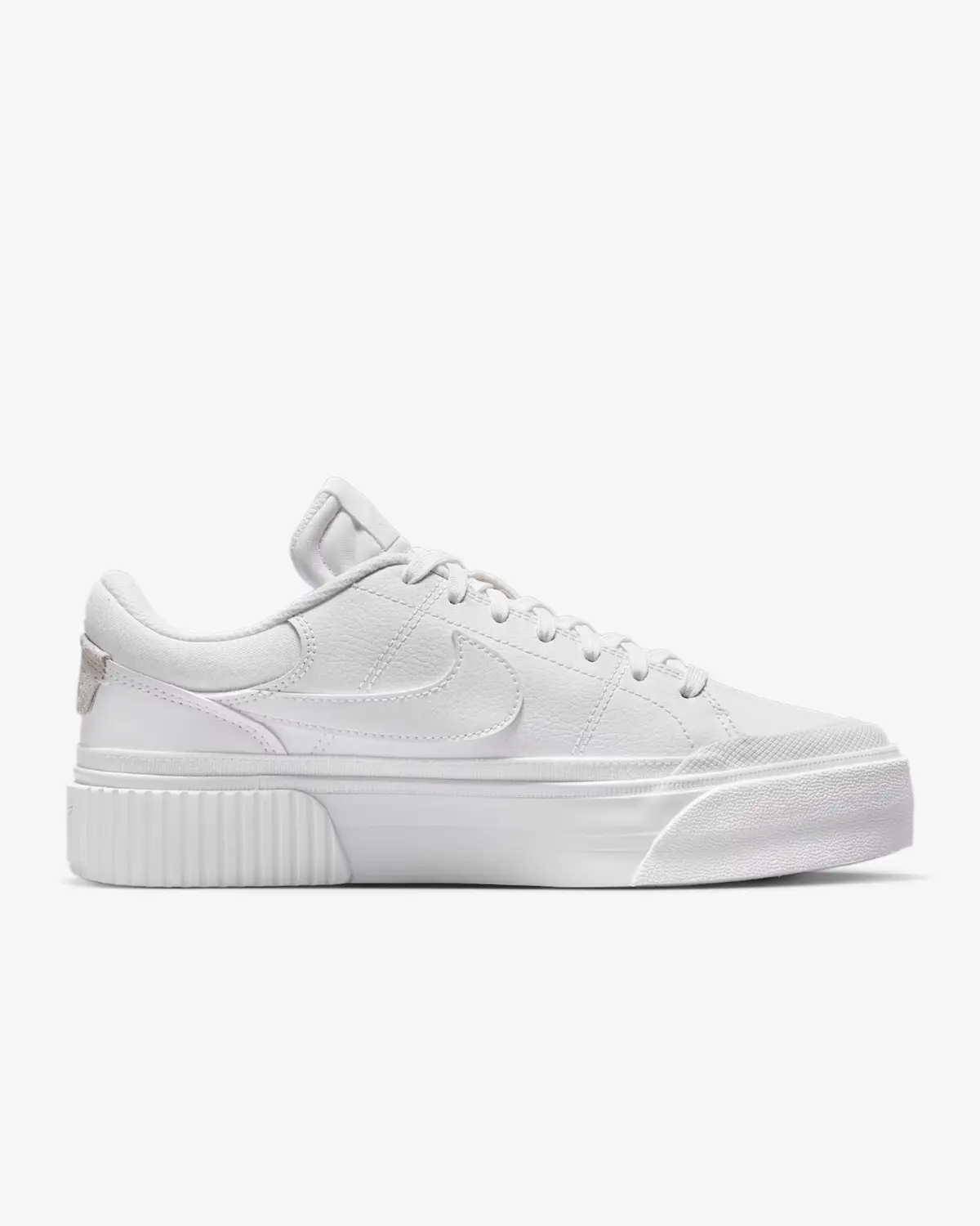 Nike Court Legacy Lift DM7590-101 Кроссовки женские белые платформенные — фото 2