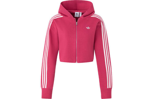Толстовка оригиналы премиум толстовка с капюшоном на молнии азиатские размеры Adidas, розовый — фото 2