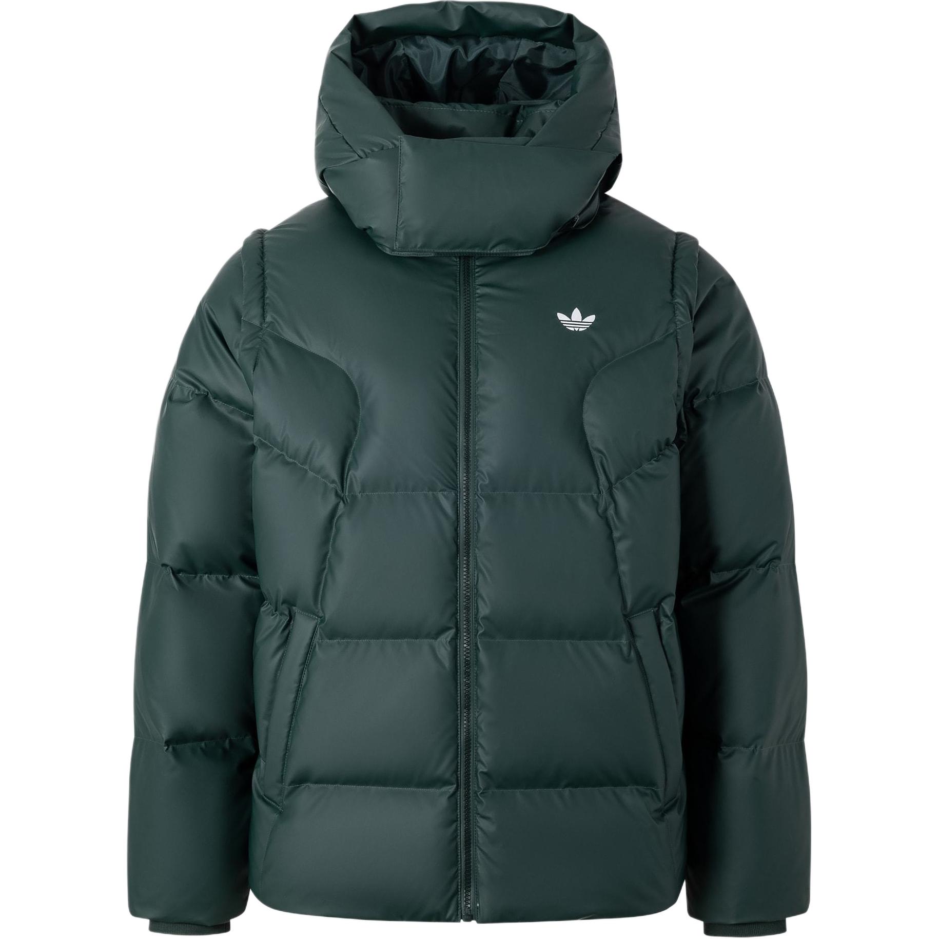 Adidas Originals Пуховик мужской минеральный зеленый, Mineral Green — фото 3