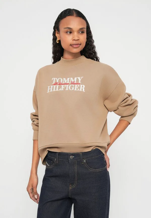 Классическая толстовка с высоким голенищем Tommy Hilfiger, Driftwood Taupe — фото 4