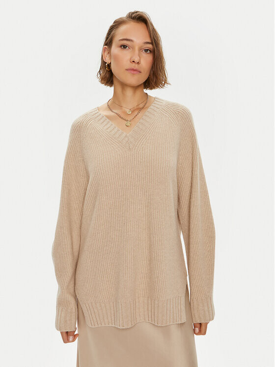 

Свитер обычного кроя Weekend Max Mara, бежевый