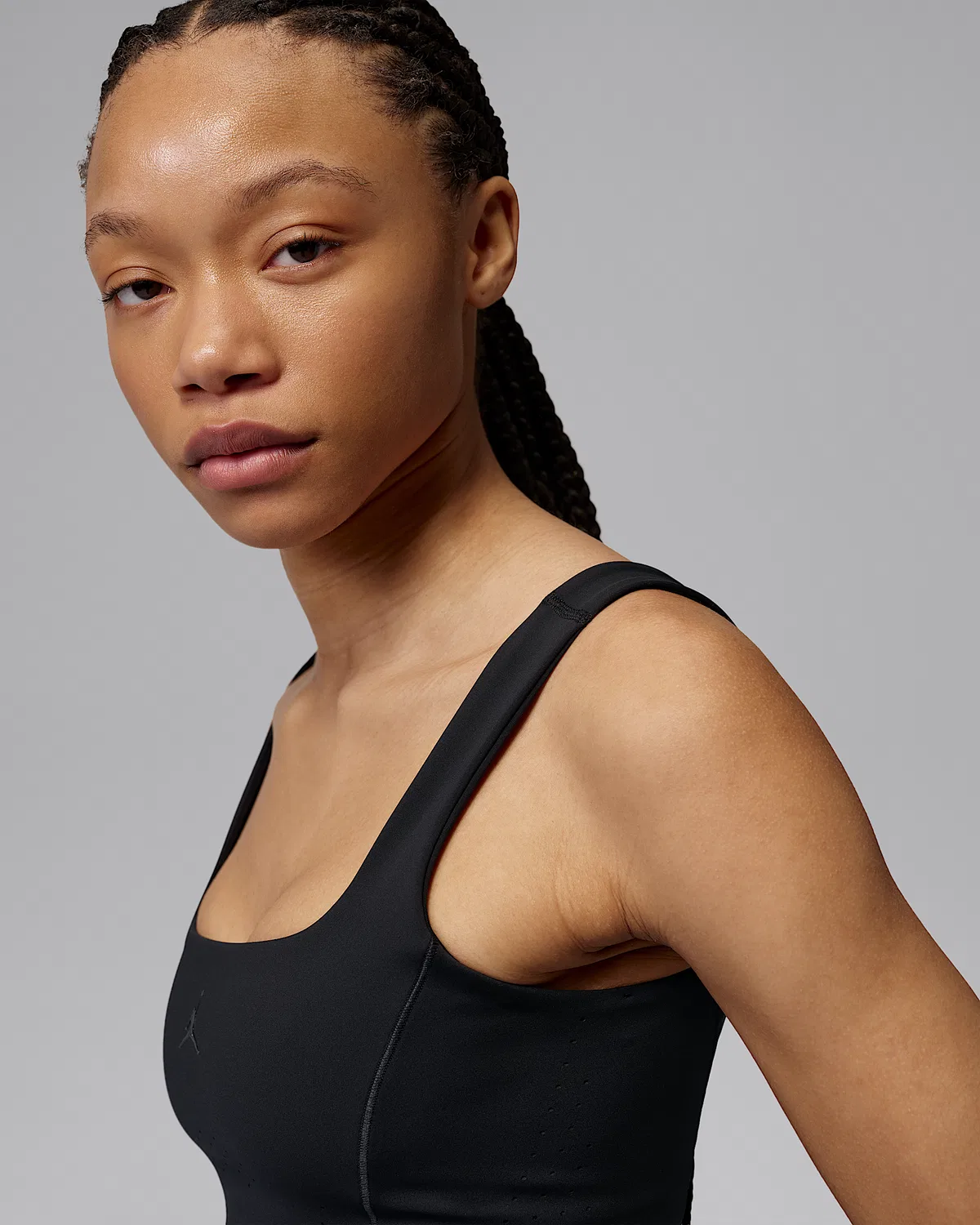 Женский топ Dri-FIT укороченный Jordan Sport Flightweight, Black — фото 3
