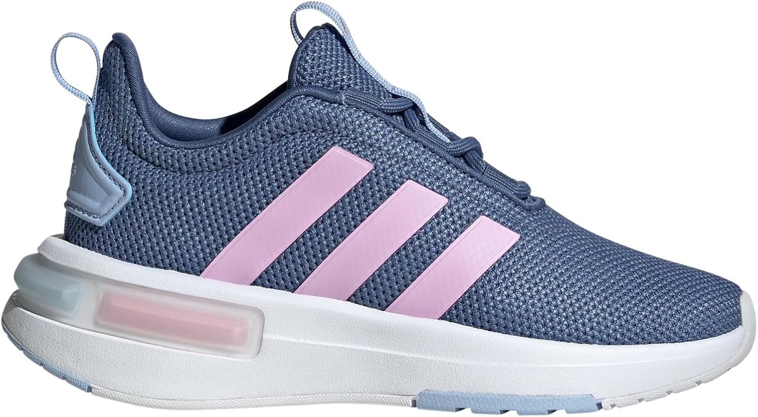 Детские кроссовки adidas Racer Tr23 (унисекс), синий/голубой/сиреневый — фото 3