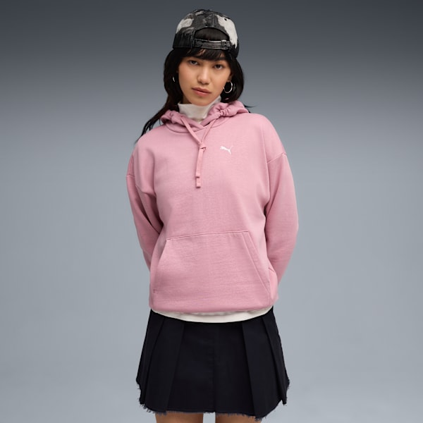 

Женская комфортная толстовка с капюшоном Puma Essentials, розовый