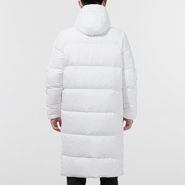 Пуховик adidas Outdoor Athleisure Casual Sports hooded down Jacket White, белый — фото 4