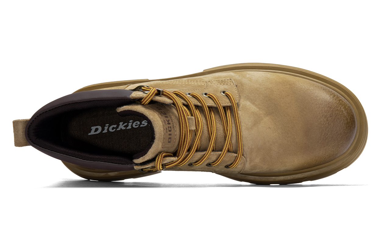 Мужские ботинки Dickies Мартин кожаные с флисовой подкладкой, желто-коричневый — фото 4