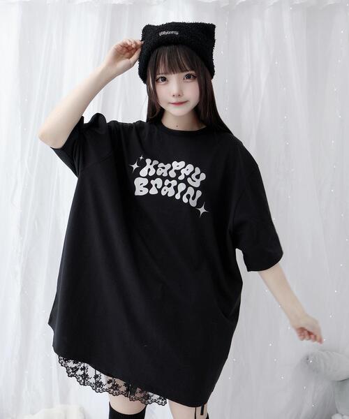 

Футболка, крой оверсайз, бренд Whinny, цвет черный