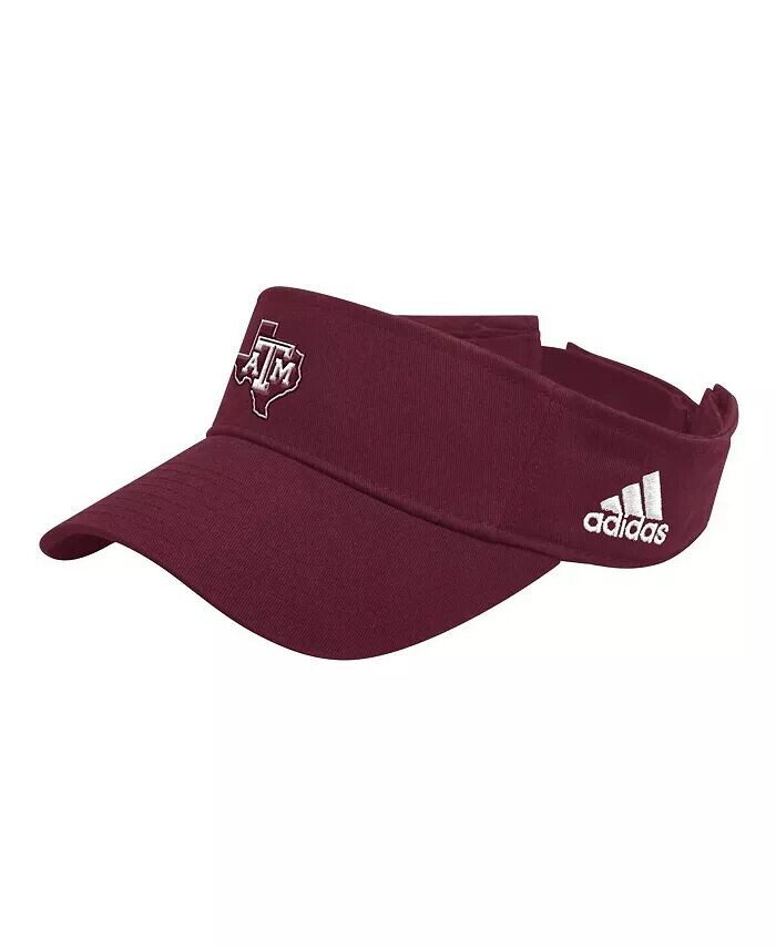 

Мужской темно-бордовый регулируемый козырек Texas A&M Aggies Locker Room Team Adidas, красный