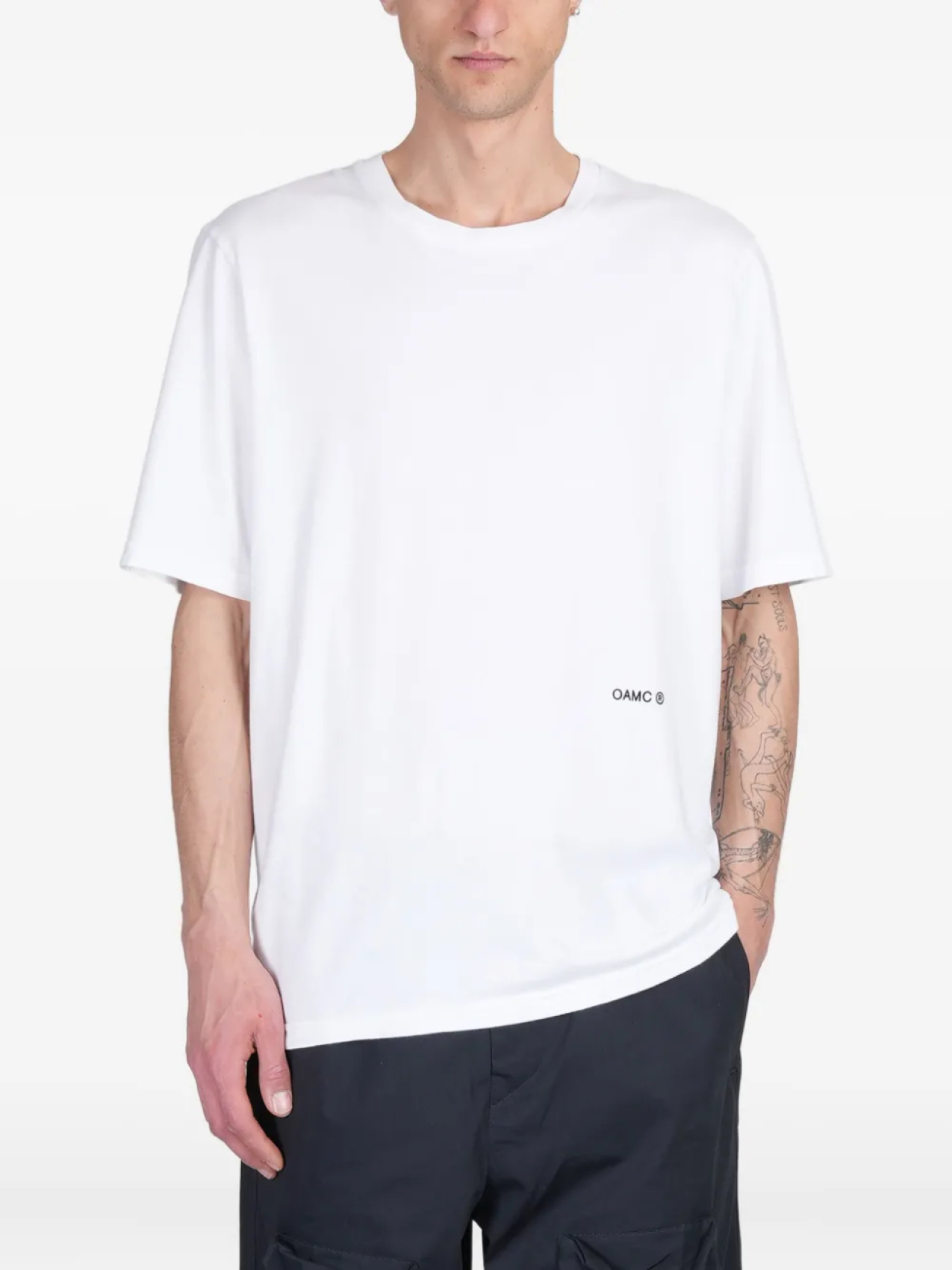 

OAMC graphic-print Футболка, белый