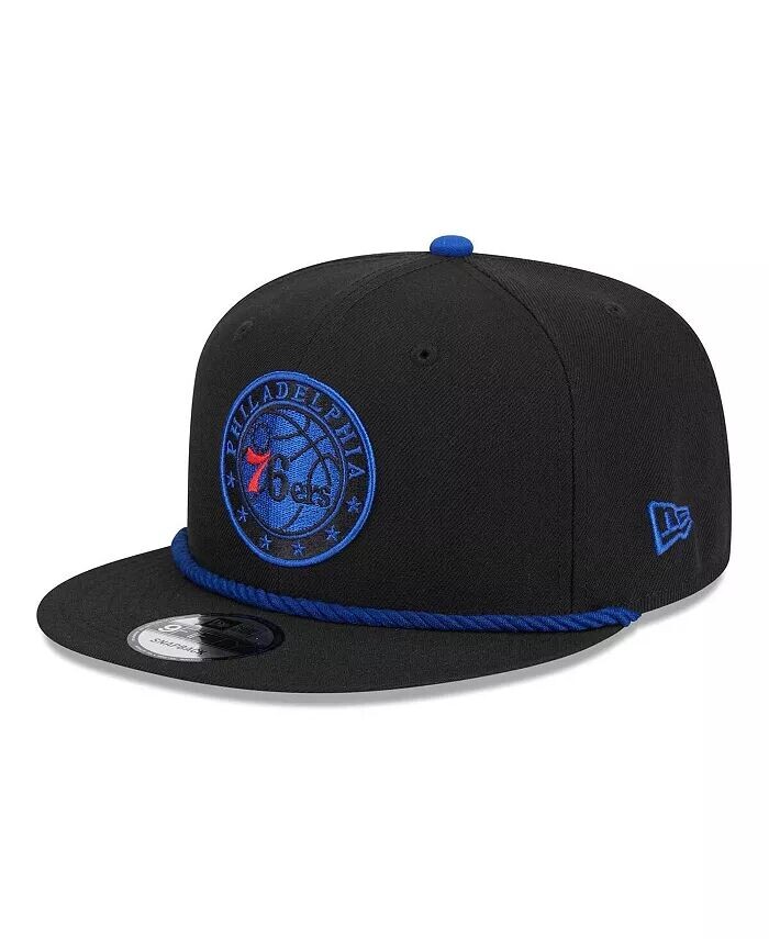 

Мужская черная кепка Snapback Philadelphia 76ers Back Laurels 9FIFTY New Era, черный