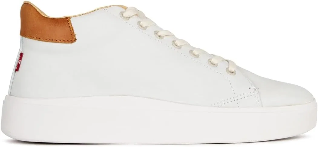 Кроссовки Levi's Herren Gibbs Mid, 2-Off-White — фото 2