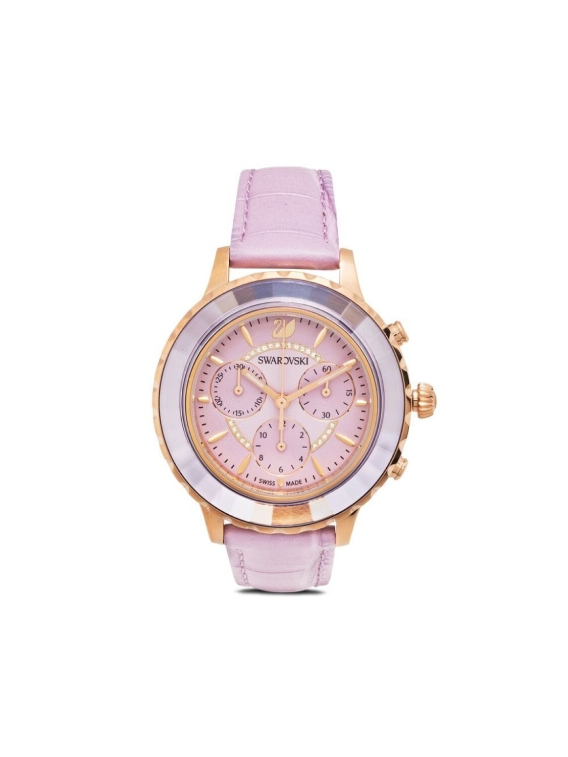 

Наручные часы Octea Lux Chrono 39 мм Swarovski, фиолетовый