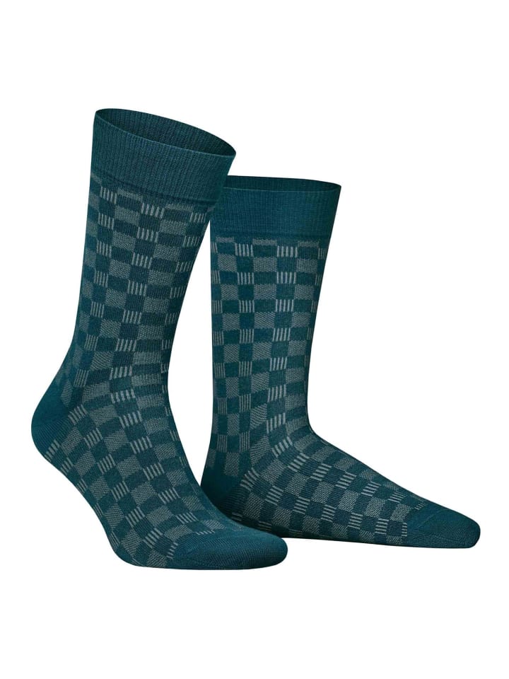 

Hudson Доска для носков с узором в капри-голубом цвете